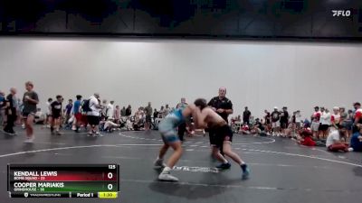 125 lbs Round 9 (10 Team) - Kendall Lewis, Bomb Squad vs Cooper Mariakis, Grindhouse