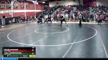 285 lbs Quarterfinal - Jacob Chapman, Palo Verde vs Tony Sarukhanyan, Palo Verde