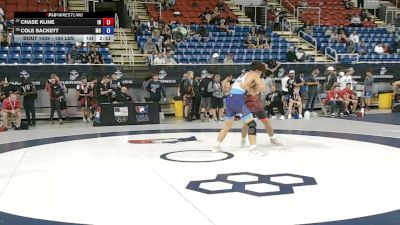 150 lbs Champ. Rd Of 64 - Chase Kline, Indiana vs Cole Sackett, Missouri