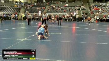 95 lbs Champ. Round 1 - Brady Burton, Siouxland Wrestling Academy vs Jeremy Carver, Contenders Wrestling Academy