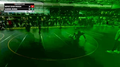 144 lbs Cons. Round 2 - Riffat Khan Pathan, Unattached vs Gabriel Burns, Roundtree Wrestling