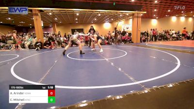 175-190 lbs Rr Rnd 4 - Andrew Arinder, NORTH DESOTO WRESTLING ACADEMY vs Connor Mitchell, Apache Youth Wrestling