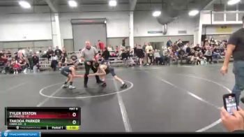 72 lbs Round 4 (6 Team) - Takoda Parker, Cobra Kai vs Tyler Staton, 84 Athletes