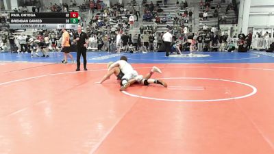 170 lbs Consi Of 8 #2 - Paul Ortega, NY vs Brendan Davies, OH