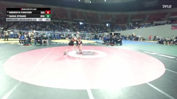 6A/5A Girls 140 Cons. Round 2 - Emersyn Fancher, Redmond Girls vs Nadia Strand, Westview Girls