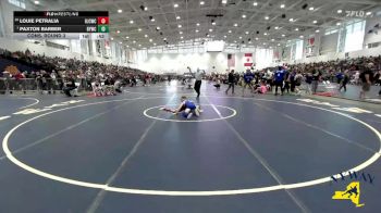 63 lbs Cons. Round 3 - Louie Petralia, Hilton Jr Cadets Wrestling Club vs Paxton Barber, Brockport Youth Wrestling Club