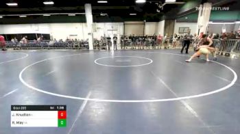 182 lbs Consolation - Joshua Knudten, IL vs R.j. May, VA