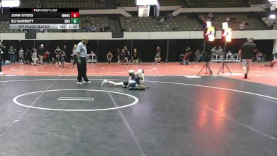 6-8 80 1st Place Match - John Byers, Midlothian Miners Wrestling Cl vs Eli Barrett, Grizzly Wrestling Club