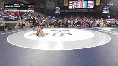 144 lbs Cons. Sub-rd Of 64 - Braeden Chastain, AR vs Nathan Barber, NY