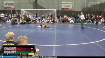 75 lbs Quarterfinals (8 Team) - William Alves, Montana Maroon vs Rowdy Angst, Missouri Avengers
