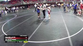130 lbs Champ. Round 2 - Rafe Clouse, Sutherland Youth Wrestling Club vs George Kollman, Nebraska Boyz