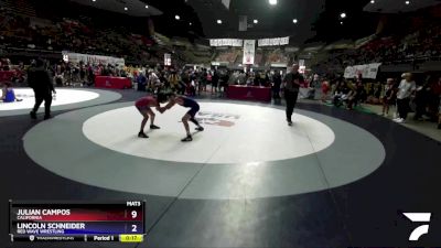 98 lbs Champ. Round 1 - Dominick Cernas-Berroa, California vs Juan Rubalcado, Lion Of Judah Wrestling Academy