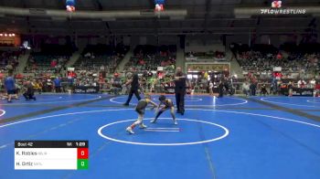 55 lbs Quarterfinal - Kane Robles, Bolingbrook Jr Raiders vs Hector Ortiz, NXT Level