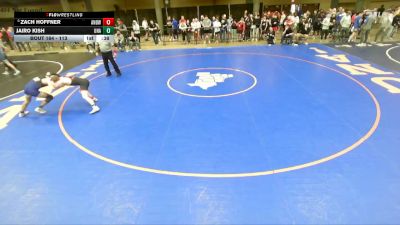 113 lbs Champ. Round 2 - Zach Hoffner, Bourbonnais vs Jairo Kish, Unattached