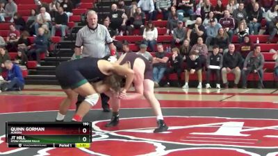 190 lbs Semifinal - Quinn Gorman, Aurora vs JT Hill, Stow-Munroe Falls