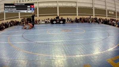 95 lbs Champ. Round 1 - Elexa Reyes, Nevada vs Rhylee Clark, Utah