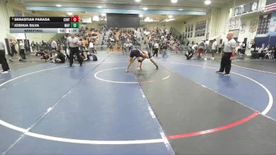 165 lbs Semifinal - Sebastian Parada, Centennial vs Joshua Silva, Mayfair
