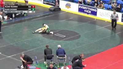 117 lbs Consi Of 4 - Blake Telenko, Penn Trafford vs Elias Luciano, Lampeter-Strasburg