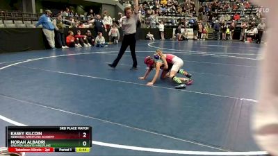 60 lbs 3rd Place Match - Norah Albadri, Greater Heights Wrestling vs Kasey Kilcoin, Nebraska Wrestling Academy