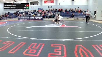 174 lbs 5th Place Match - Braxton Bacon, Oklahoma Wesleyan vs Corey Holmes, Avila