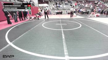 70 lbs 3rd Place - Jaxon Wolfenberger, Keystone Kids Wrestling Club vs Patrick Sanchez, Raw Wrestling Club