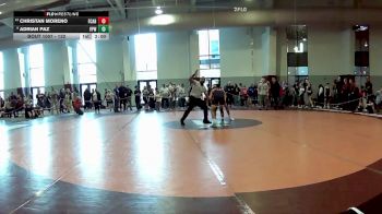 132 lbs Champ. Round 1 - Adrian Paz, Virginia Patriots Wrestling vs Christan Moreno, 84 Athletes