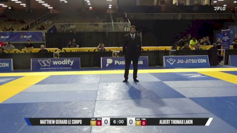 Matthew Gerard Le Corps vs Albert Thomas Lakin 2026 Pan Jiu Jitsu IBJJF Championship
