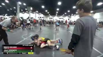 80 lbs Finals (2 Team) - Cole Lemowitz, PA Alliance Blue vs Rocco Decario, TDWC