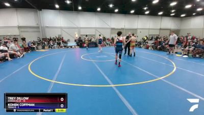 145 lbs Semis & 3rd Wb (16 Team) - Trey Dillow, Kansas Blue vs Kohen Coffman, Texas B