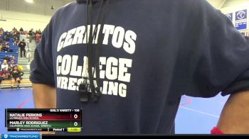 106 lbs Cons. Round 2 - Marley Rodriguez, California High School Wrestli vs Natalie Perkins, La Mirada High School