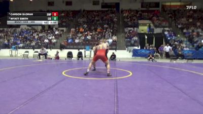 285 lbs Cons. Semi - Wyatt Smith, Coe vs Carson Slorah, Simpson
