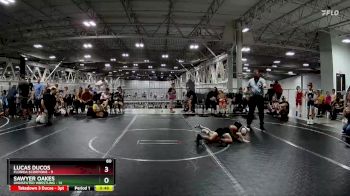 60 lbs Round 3 (8 Team) - Lucas Ducos, Florida Scorpions vs Sawyer Oakes, Undisputed Wrestling