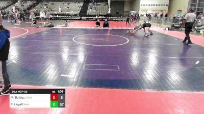 141 lbs Rr Rnd 3 - Matthew Bolduc, Doughboy vs Paxon Legatt, Roundtree Wrestling Academy Black