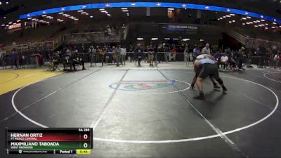 3A 285 lbs Cons. Round 1 - Maxmiliano Taboada, West Broward vs Hernan Ortiz, Ft Pierce Central