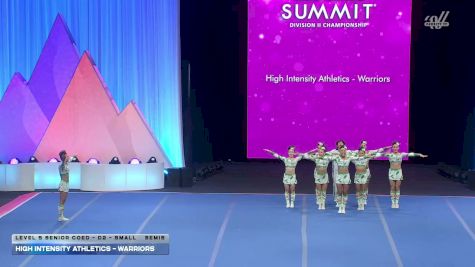 High Intensity Athletics - Warriors [2026 L5 Senior Coed - D2 - Small Semis] 2026 The D2 Summit