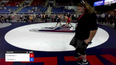 175 lbs Rnd Of 64 - Skylar Red Elk, OK vs Genaro Pino, CO