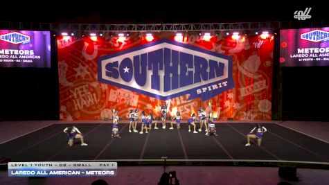 Laredo All American - Meteors [2026 L1 Youth - D2 - Small Day 1] 2026 Southern Nationals by Cheer Power