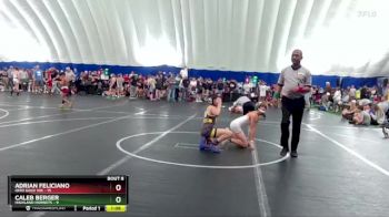 92 lbs Round 2 (8 Team) - Caleb Berger, Highland Hornets vs Adrian Feliciano, Ohio Gold 10k