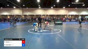 77 lbs Quarterfinal - Kael Davis, Pennsylvania vs Robby Newton, Mayo Quanchi Wrestling Club