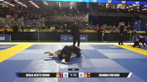 Savannah Lynn Shaw vs Natalia Juliette Gordon 2025 Pan Kids Jiu-Jitsu IBJJF Championship