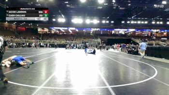 120 lbs Cons. Round 4 - Jacob Ladewig, North Hall vs Cash Cailliau, Jesuit