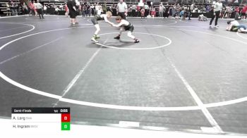 92 lbs Semifinal - Axel Lorg, Shelton Wrestling Academy vs Hayes Ingram, Bear Cave