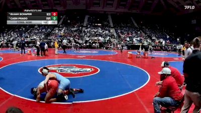 132-5A Cons. Semi - Elijah Schafer, Veteran`s vs Cash Prado, Pope