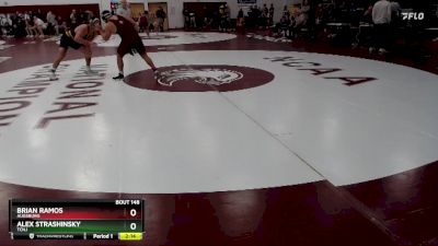 184 lbs Quarterfinal - Alex Strashinsky, TCNJ vs Brian Ramos, Augsburg