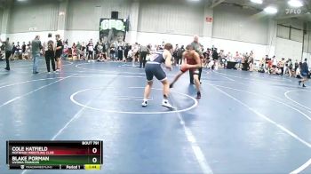 140 lbs Cons. Round 4 - Blake Porman, Livonia Franklin vs Cole Hatfield, Mothman Wrestling Club