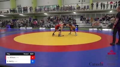 71kg Champ. Round 2 - Liam Wilson, London-Western WC vs Gatlin Reilly, L`Essor WC