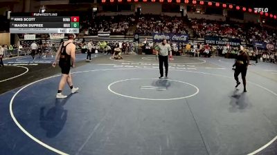 D 2 285 lbs Champ. Round 1 - Kris Scott, New Orleans Military & Maritime vs Mason Dupree, Brusly