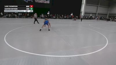 126 lbs Cons. Rd Of 32 - Easton Witters, Creek Kids Wrestling Club vs Luke Thompson, Mat Rat Wrestling Club