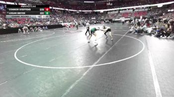 D2-138 lbs Champ. Round 1 - Connor Steffens, Seymour vs Logan Meyer, Osceola