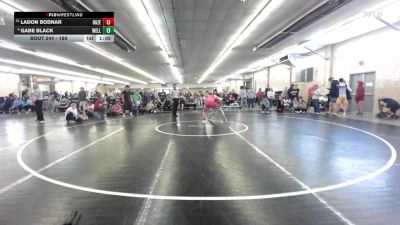 189 lbs Round Of 16 - Ladon Bodnar, Hazel Township vs Gabe Black, Wellsville